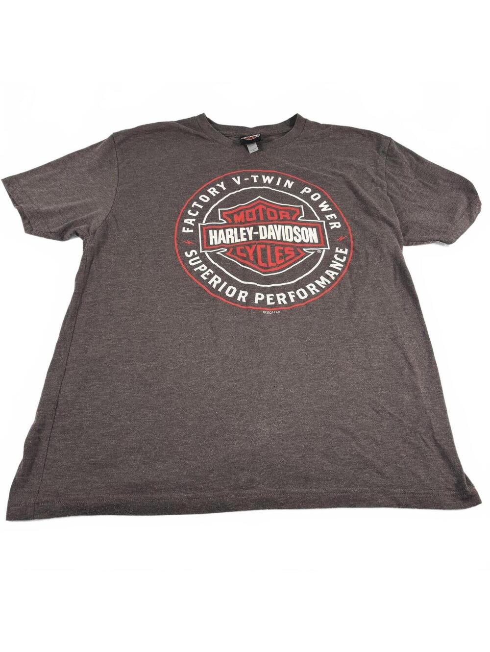 Harley-Davidson'21 V-Twin Power Emerald Coast Men's T-Shirt Size XL